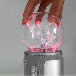 Wholesale Loud Sound Magic Plasma Ball Bluetooth Speaker P2 (Silver)